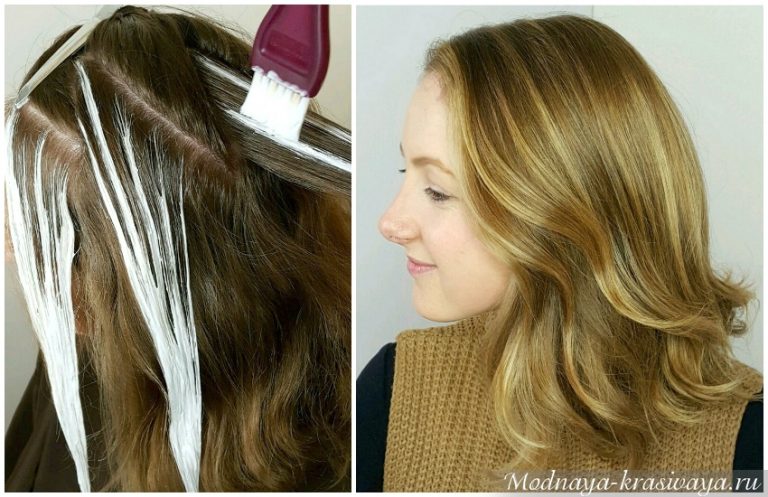 Балаяж на темные волосы фото до и после (30 фото) Для