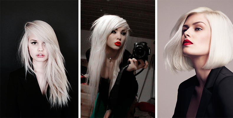 Красивые фото девушек с белыми волосами