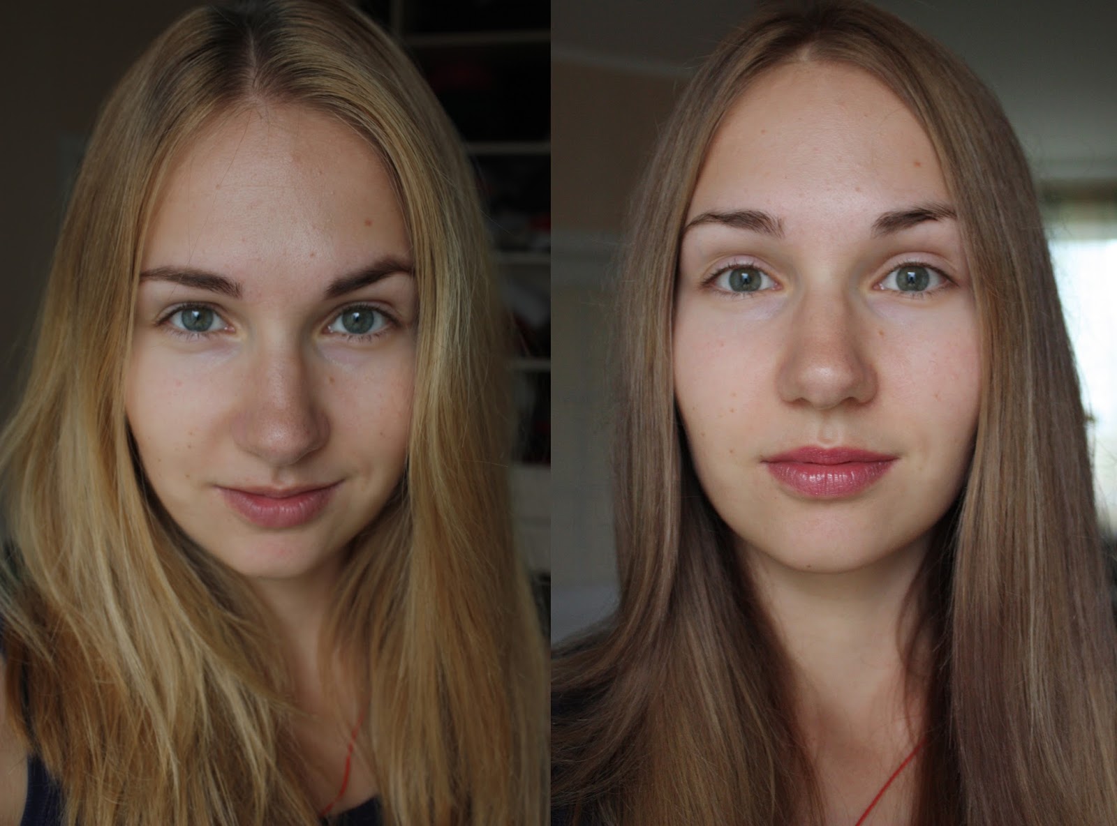 Натуральный светло русый цвет волос фото до и после окрашивания