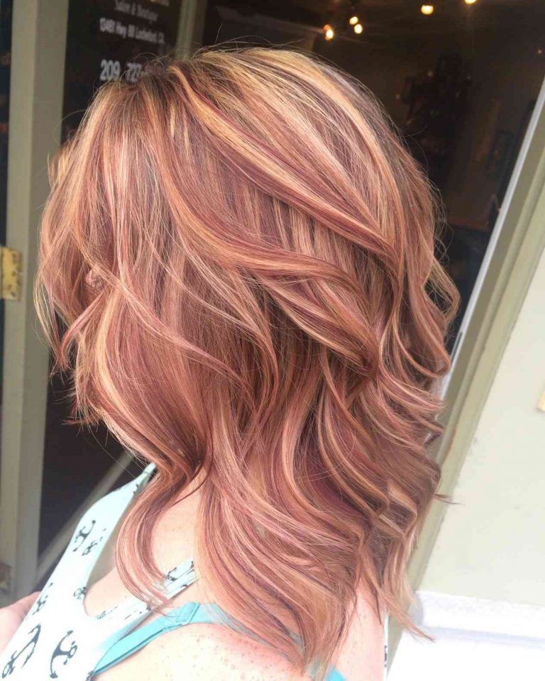 Marvelous Red And Blonde Hair Highlight Ideas Styles Pict Of Trend Dirty Inspiration 768x960 