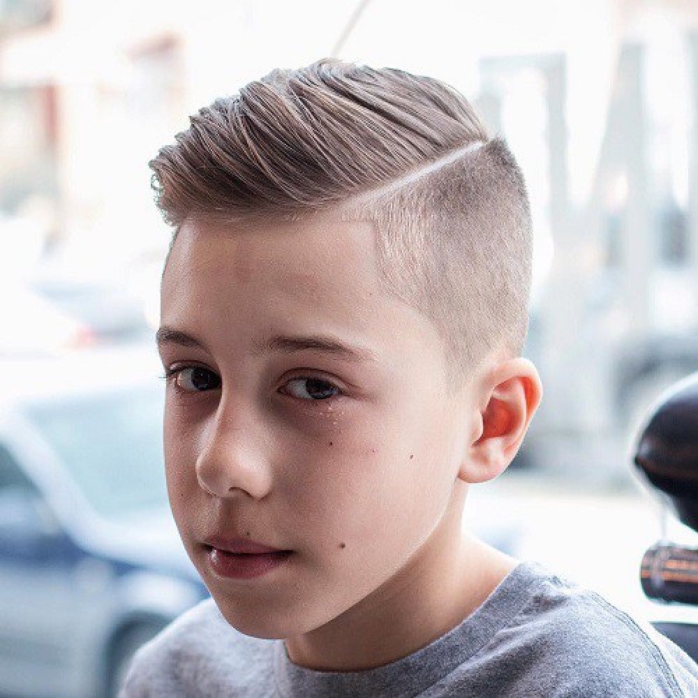 Причёски для мальчиков 14 лет полубокс