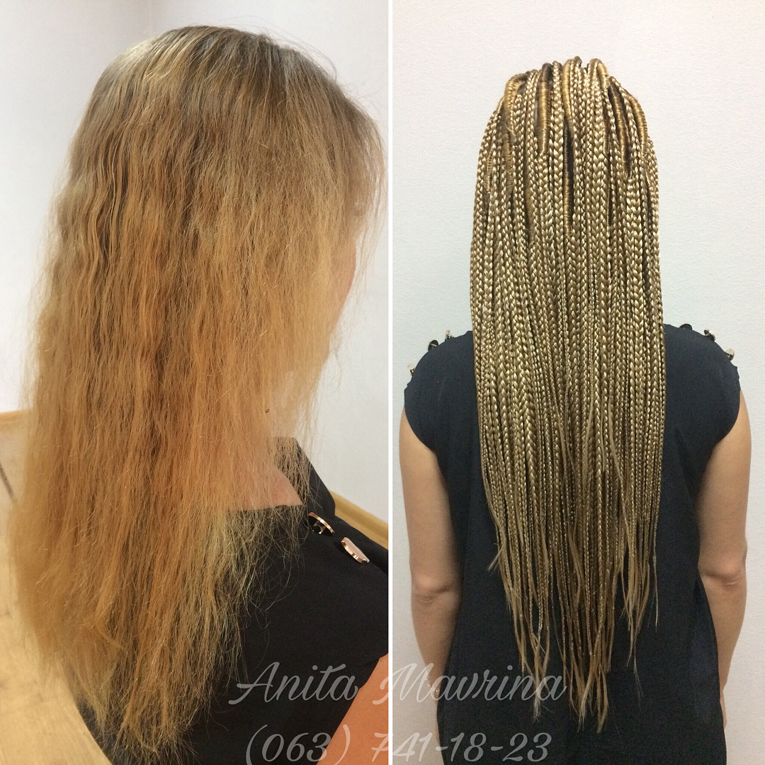 Косы зизи фото до и после на короткие волосы