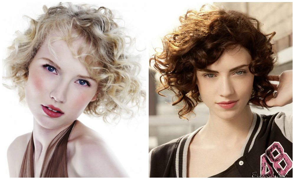 Прикорневая завивка фото до и после на короткие волосы