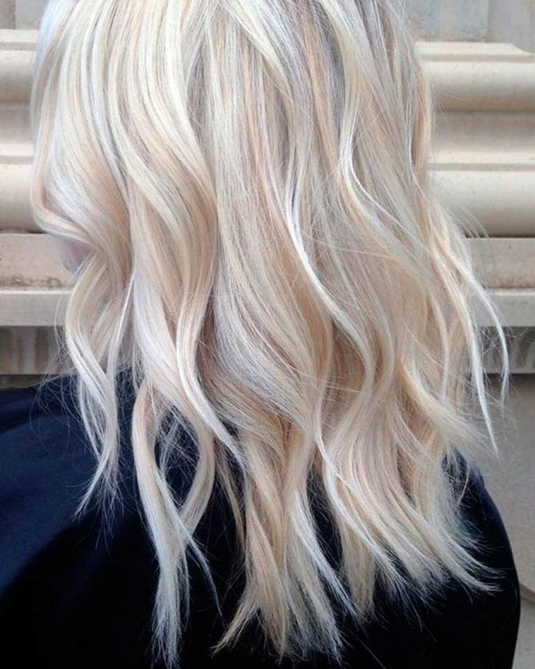 Полярный блондин цвет волос фото