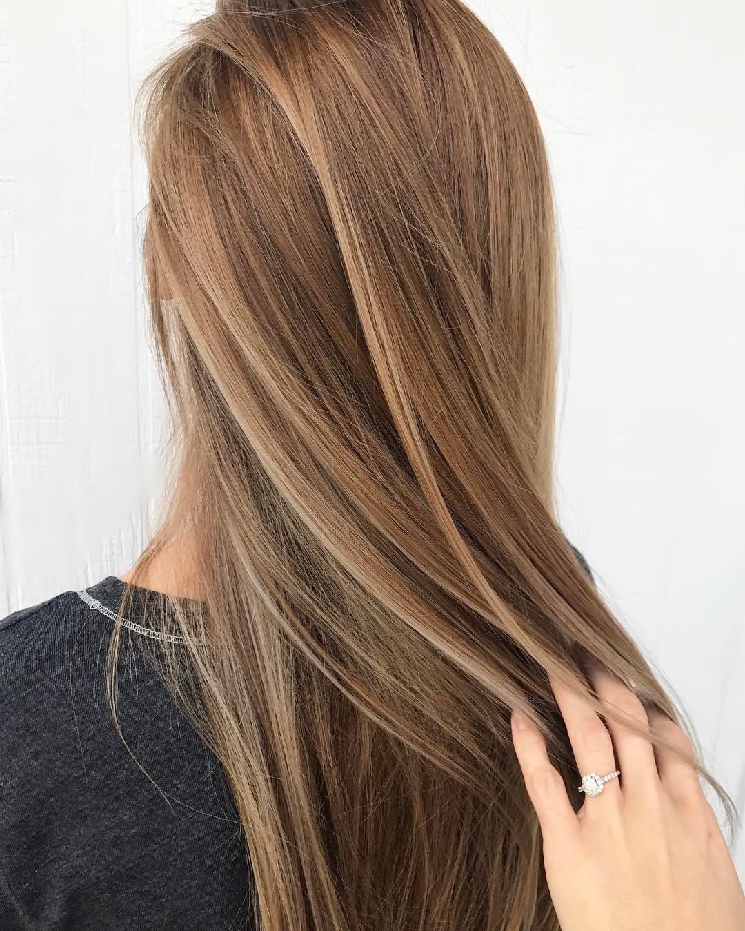 Окрашивание волос в светло коричневый цвет фото