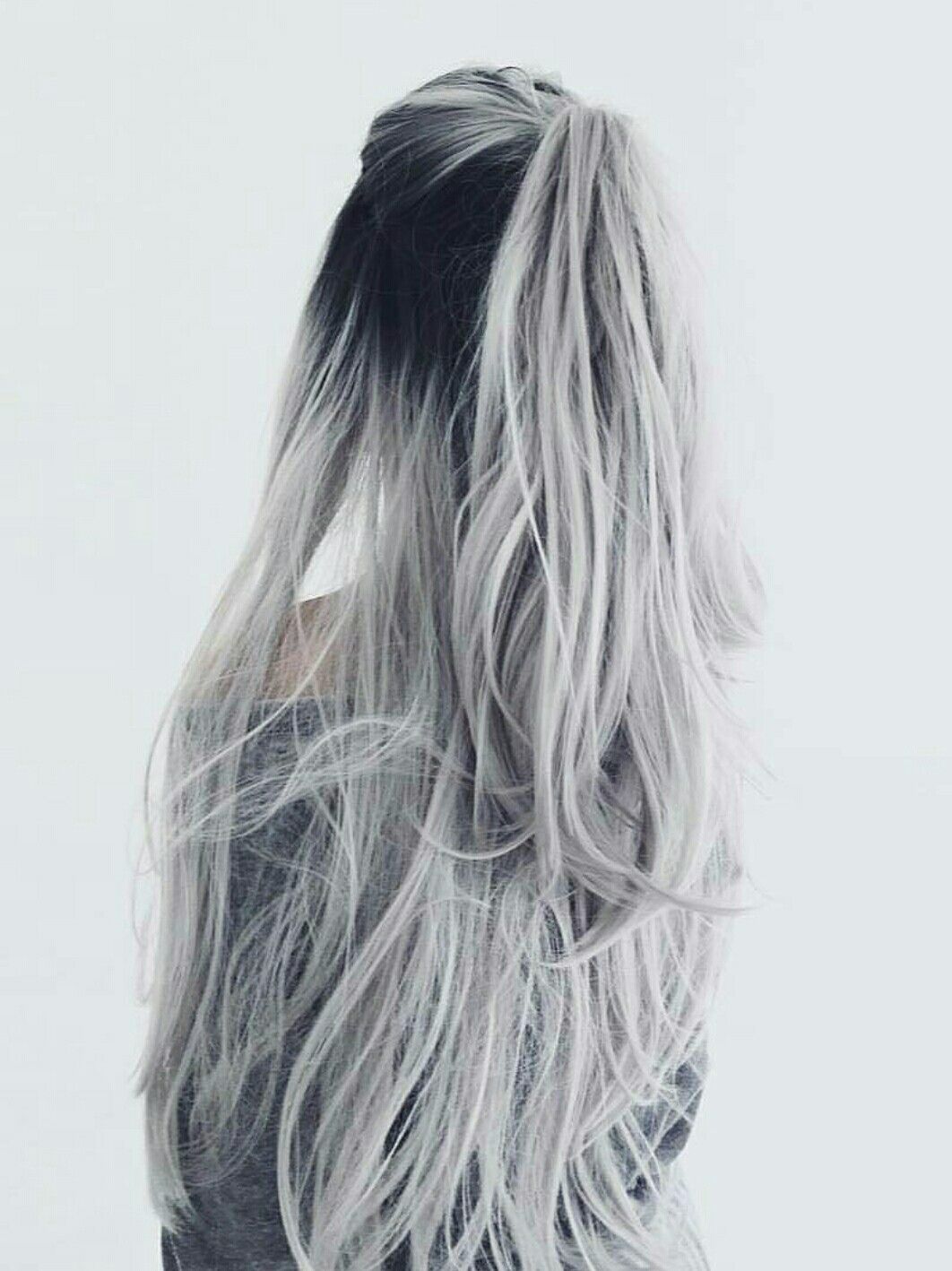 Серый цвет волос - 203 фото