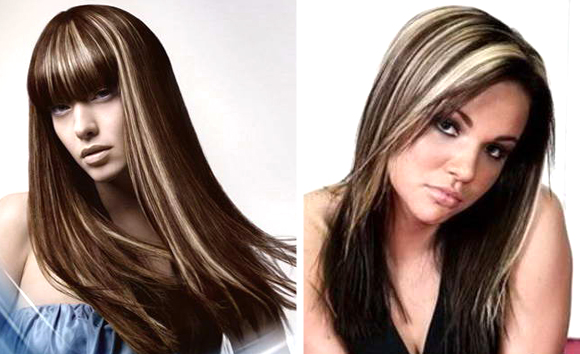 Колорирование на темные волосы фото до и после на средние волосы с челкой фото