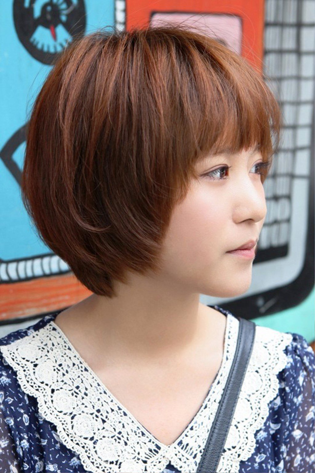 Korean short Hairstyle Боб