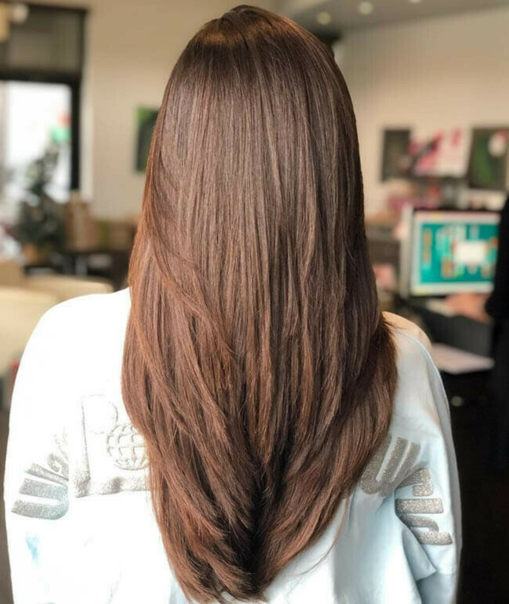 длинный волосы стрижка для девушки фото